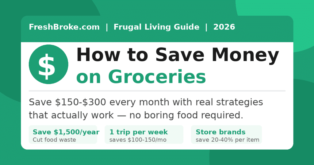 how to save money on groceries